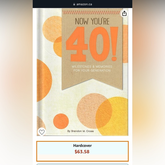 💠3/$10 NOW YOU’RE 40! Book - Picture 4 of 4